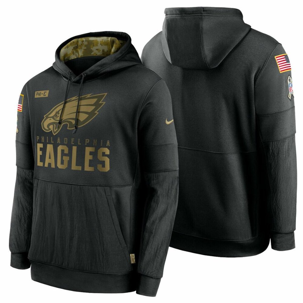 Philadelphia Eagles 2020 Salute to Service Sweatshirt Men's Medium